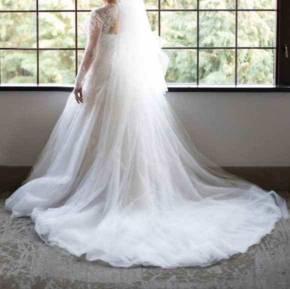 Sophia Tolli- Ivory Blush Wedding Gown for Sale - Picture 12 of 16